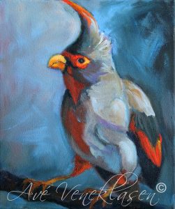 Ave_Veneklasen_Birds_Pyrrhuloxia_OilPainting