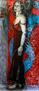 Ave_Veneklasen_Goddess_BirdsWhispering_Pastel