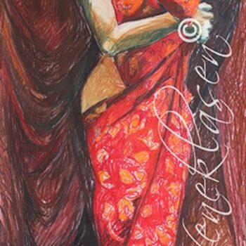 Wrapped in Red Fabric
