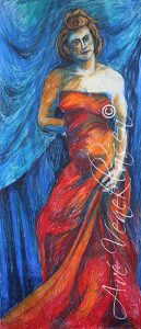Ave_Veneklasen_WomenInDresses_SwaddledInRed_Pastel
