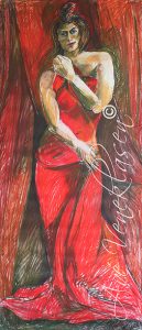 Ave_Veneklasen_WomenInDresses_WrappedInRed_Pastel