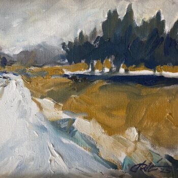 Row of Pines