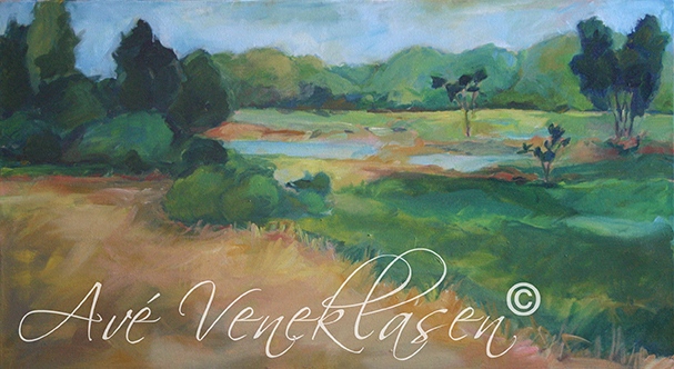 Ave_Veneklasen_Landscapes_ViewOfTheCraneNests_Acrylic